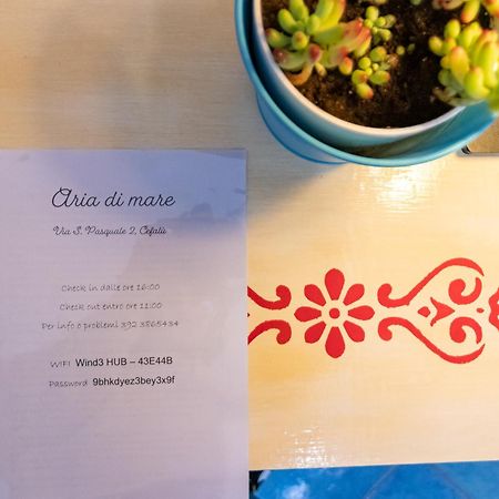 Aria Di Mare Rooms Cefalu Bagian luar foto